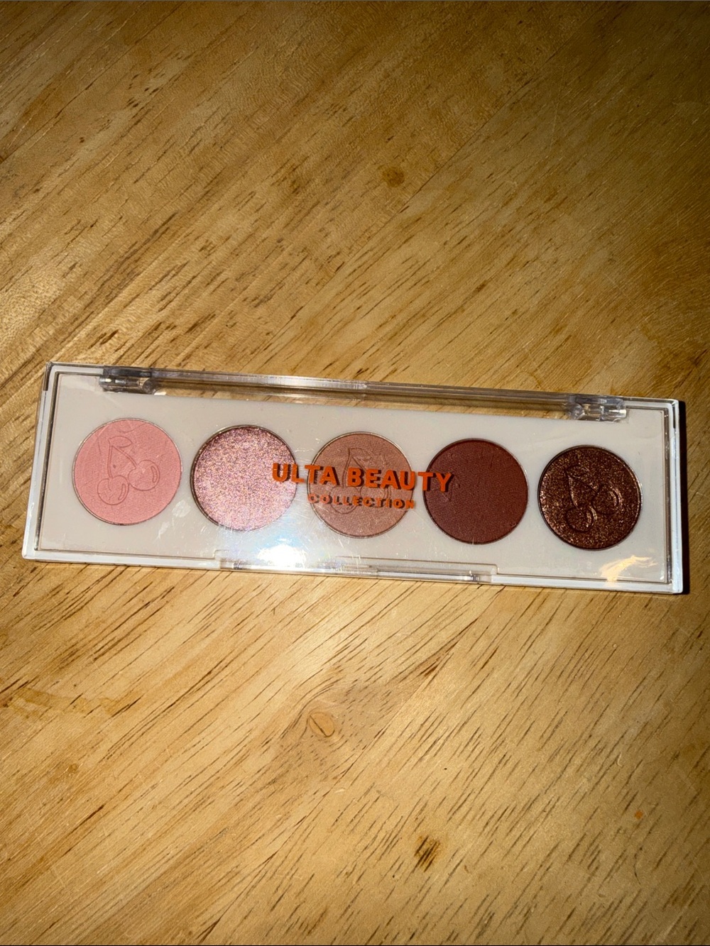 NWT Ulta Beauty 5 Pan Eyeshadow Cherry Palette Pink & Brown Neutral Shades .65g
